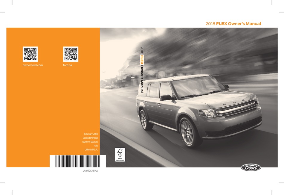 FORD FLEX 2018 OWNER