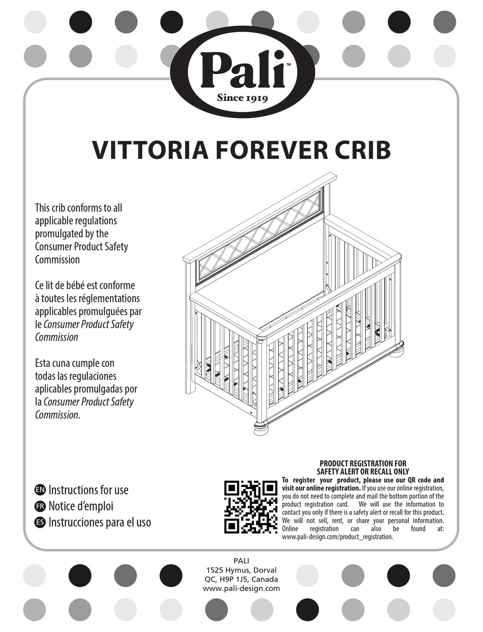 PALI VITTORIA FOREVER INSTRUCTIONS FOR USE MANUAL Pdf Download ManualsLib
