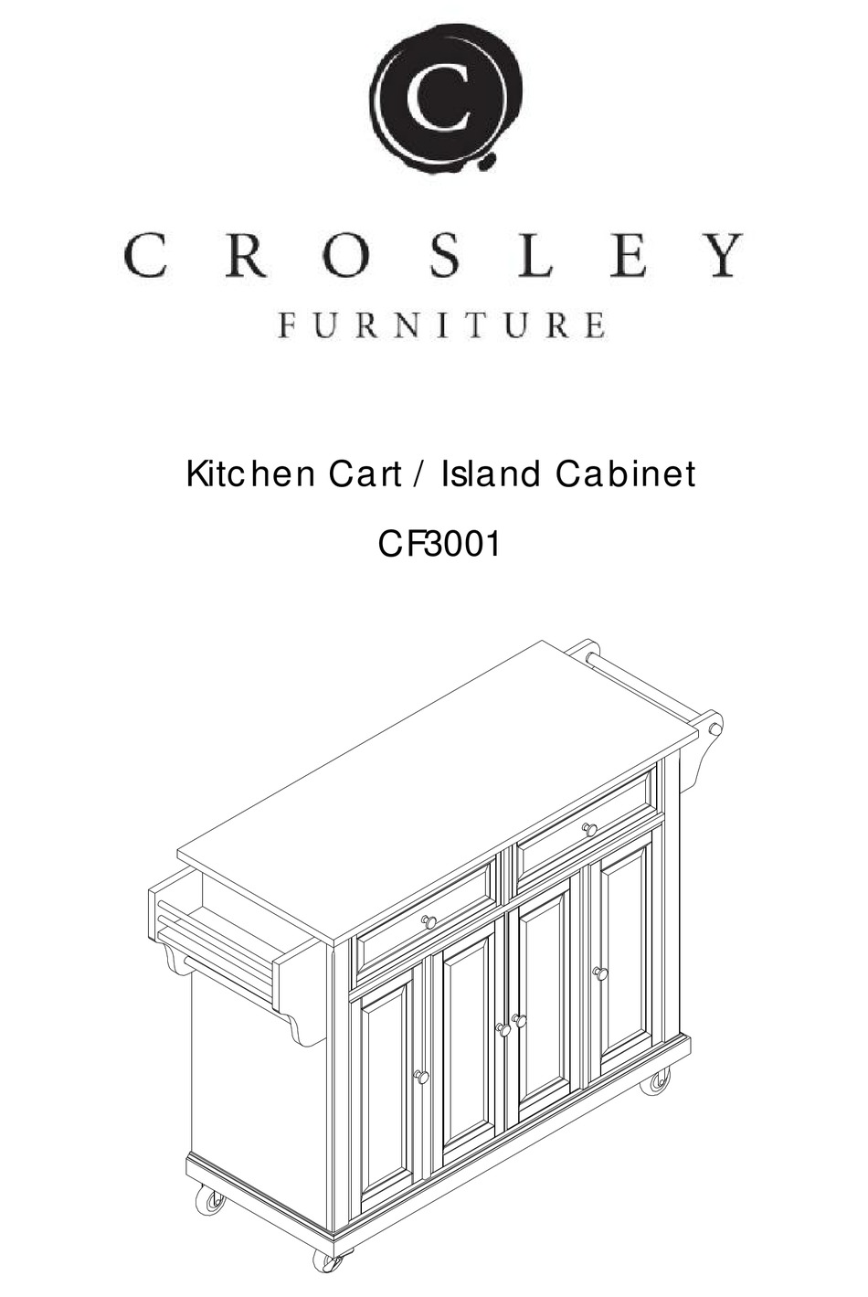 CROSLEY CF3001 ASSEMBLY INSTRUCTIONS MANUAL Pdf Download ManualsLib