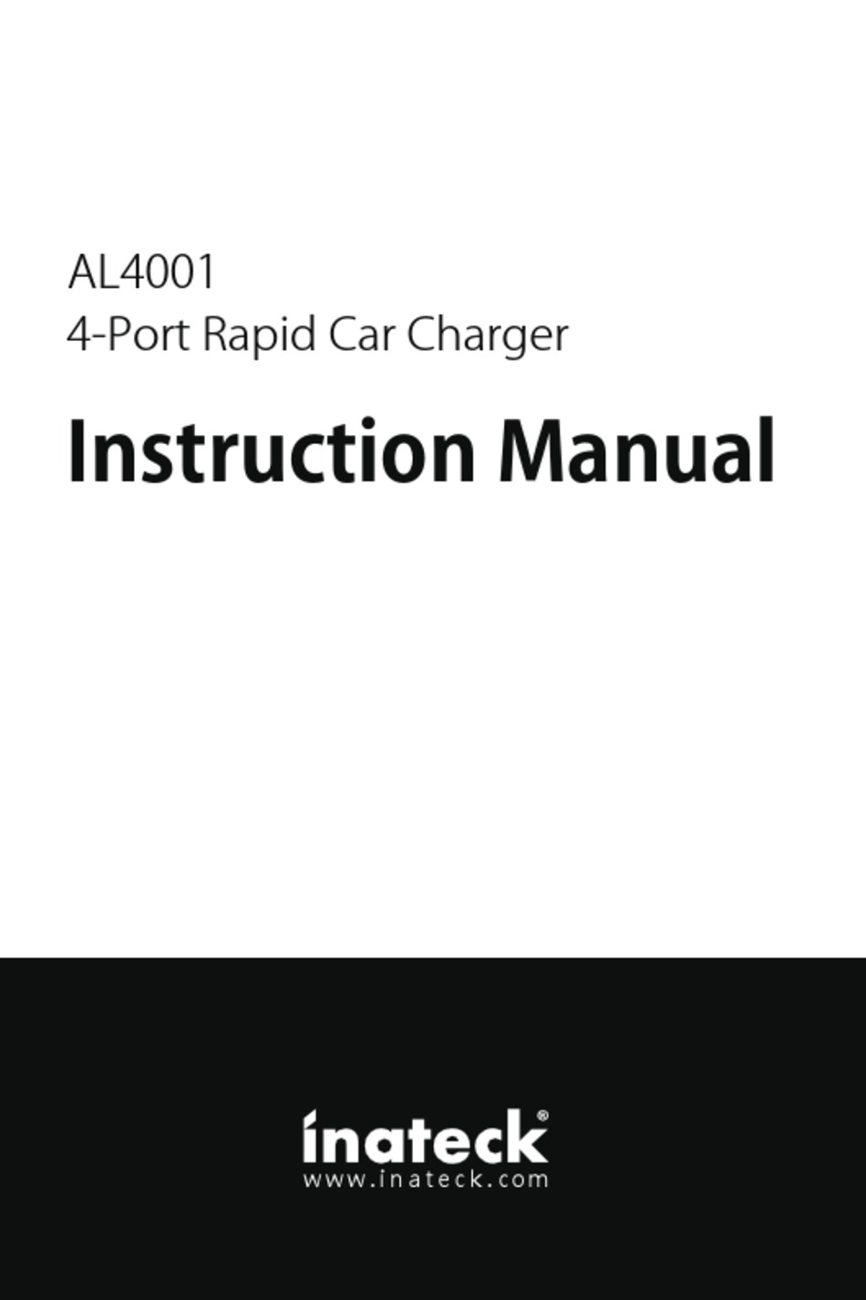 INATECK AL4001 INSTRUCTION MANUAL Pdf Download ManualsLib