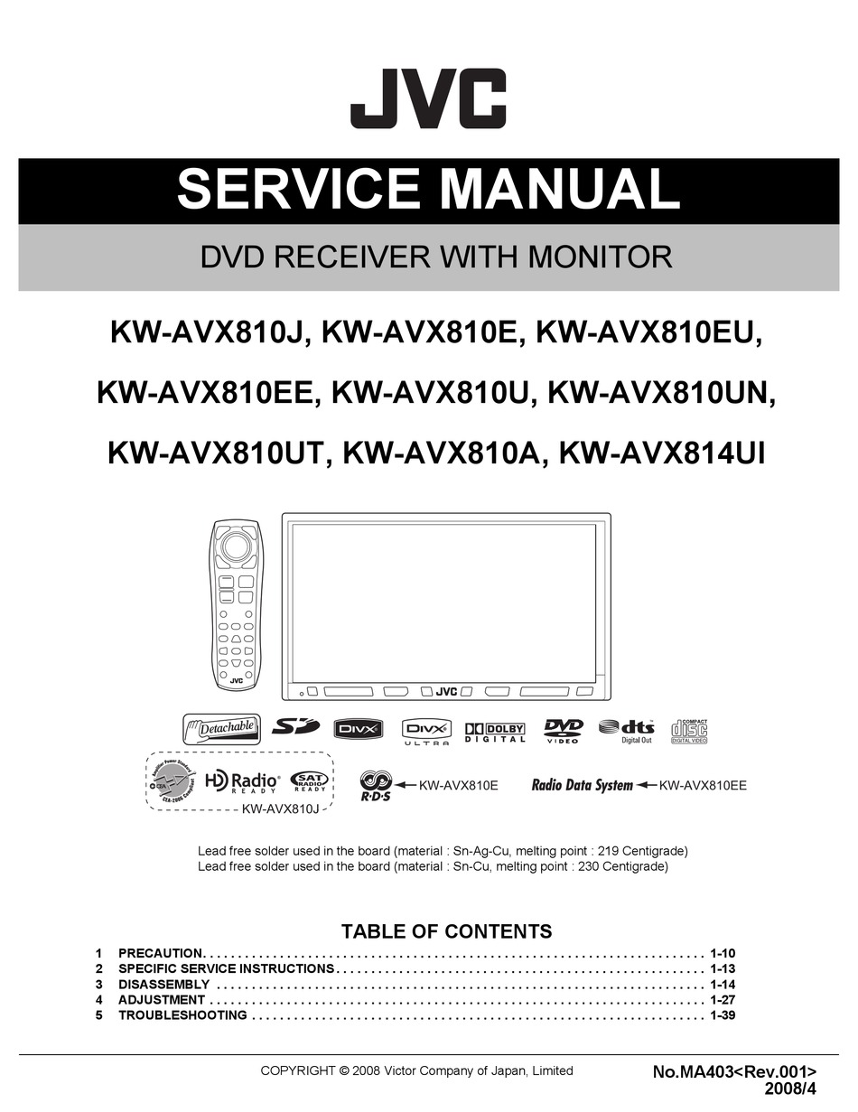 Схема подключения jvc kw avx900