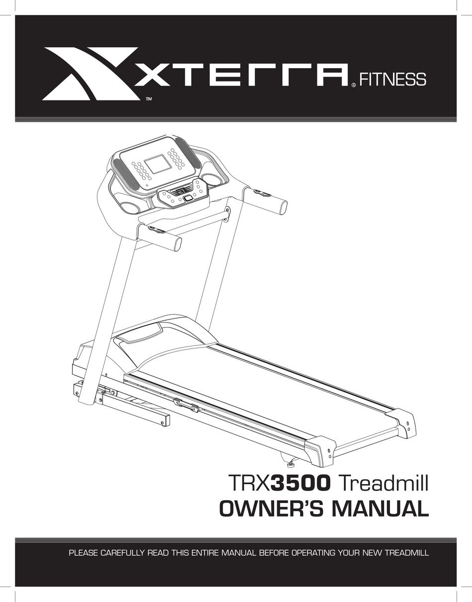 XTERRA TRX3500 OWNER'S MANUAL Pdf Download ManualsLib