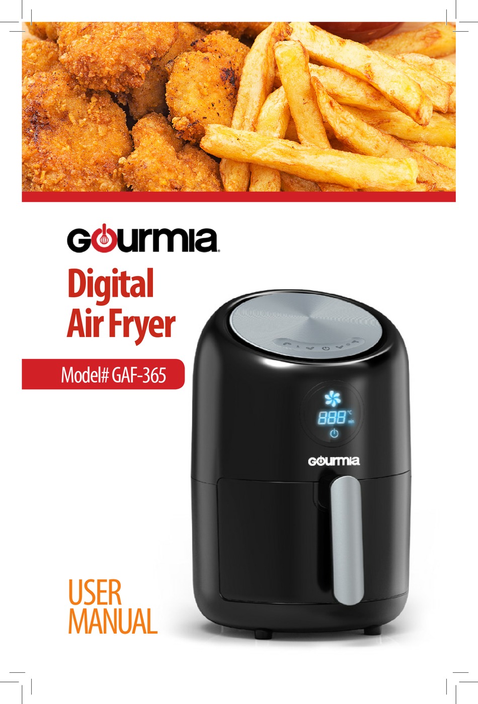 GOURMIA GAF-365 USER MANUAL Pdf Download | ManualsLib