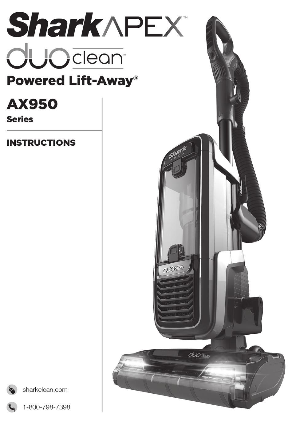 Shark APEX duoclean Powered Lift-Away 