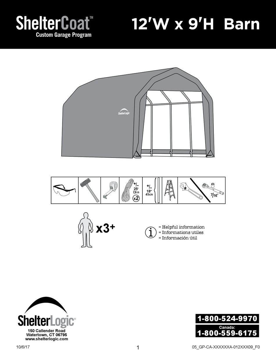 SHELTERLOGIC SHELTERCOAT INFORMATION Pdf Download ManualsLib
