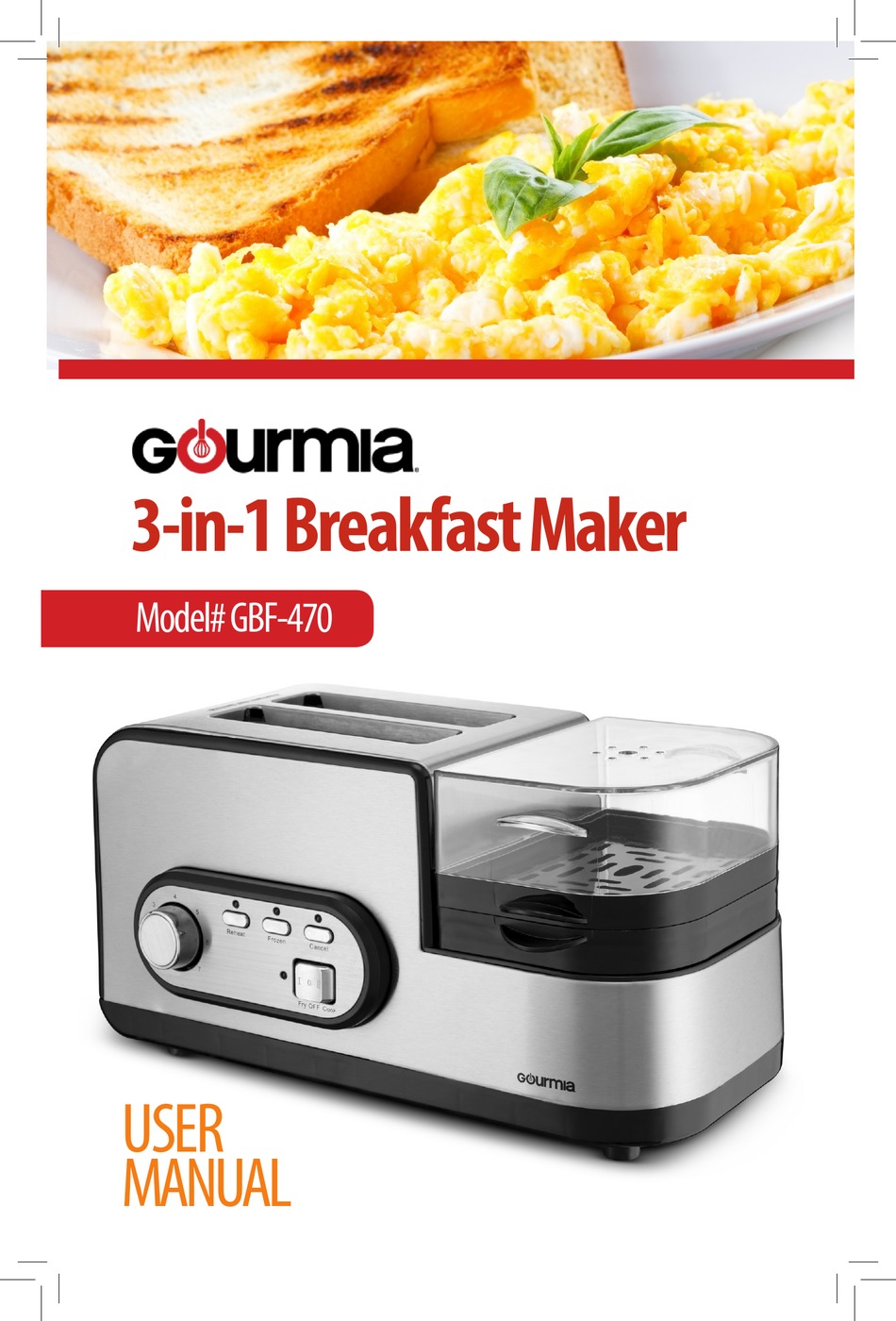 GOURMIA GBF470 USER MANUAL Pdf Download ManualsLib