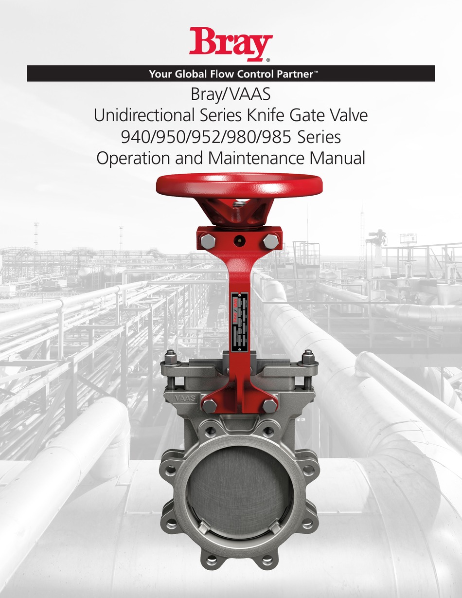 BRAY/VAAS 940 SERIES OPERATION AND MAINTENANCE MANUAL Pdf Download