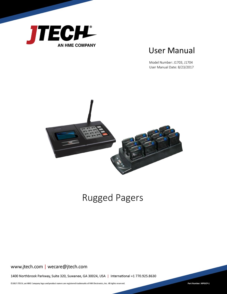 JTECH J1703 USER MANUAL Pdf Download ManualsLib