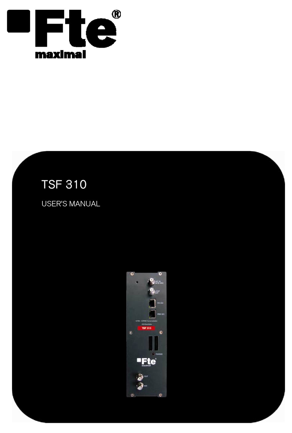 fte-maximal-tsf-310-user-manual-pdf-download-manualslib
