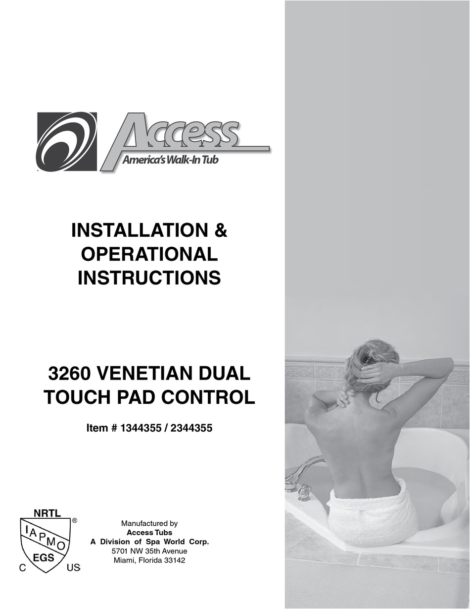 ACCESS SERIES INSTALLATION OPERATIONAL INSTRUCTIONS Pdf Download ManualsLib