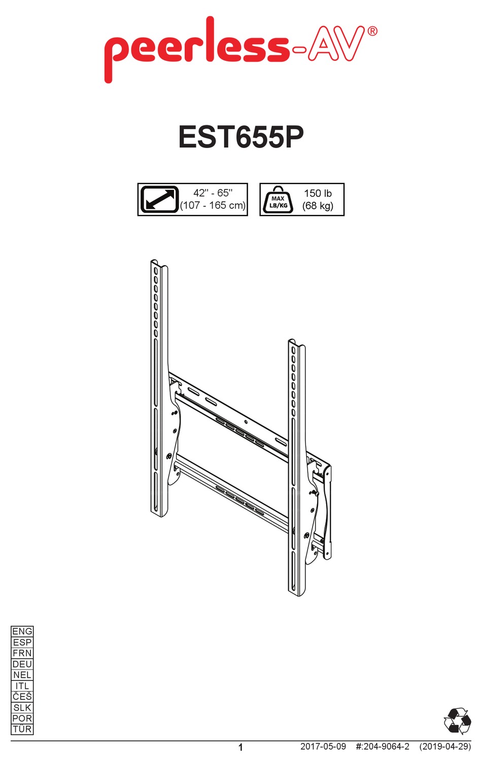 peerless-av-est655p-manual-pdf-download-manualslib