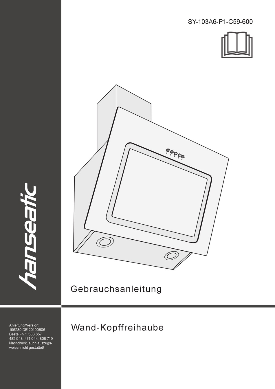 User Steps SY-103A6-P1-C59-600 [Page Manual - Hanseatic Final | 43] ManualsLib