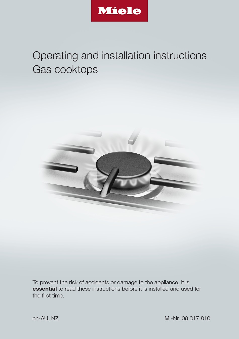 MIELE KM 3034 OPERATING AND INSTALLATION INSTRUCTIONS Pdf Download