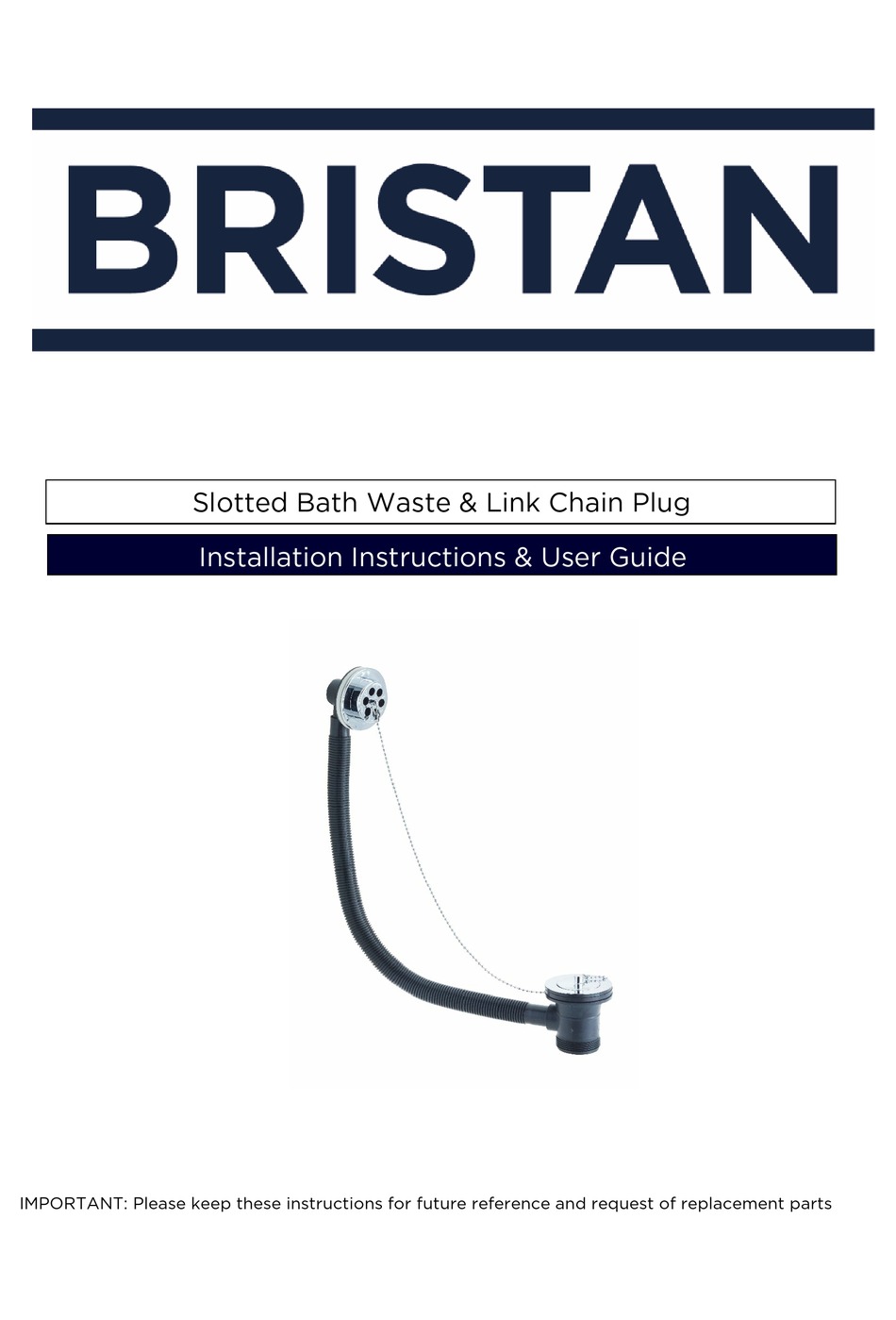BRISTAN W BATH02 C INSTALLATION INSTRUCTIONS & USER MANUAL Pdf Download