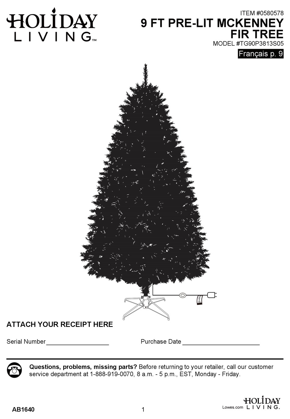 HOLIDAY LIVING TG90P3813S05 MANUAL Pdf Download | ManualsLib