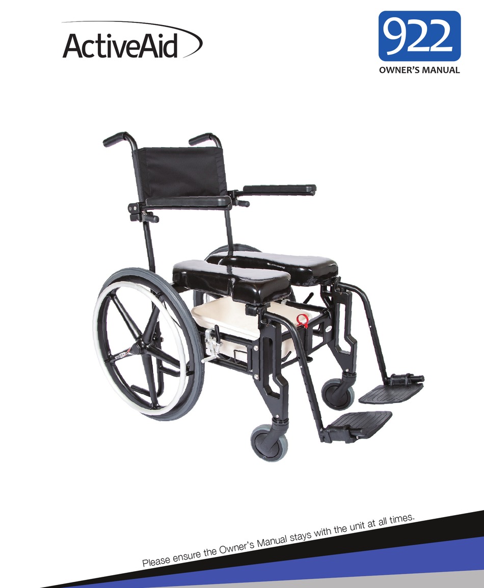 ACTIVEAID 922 OWNER'S MANUAL Pdf Download ManualsLib