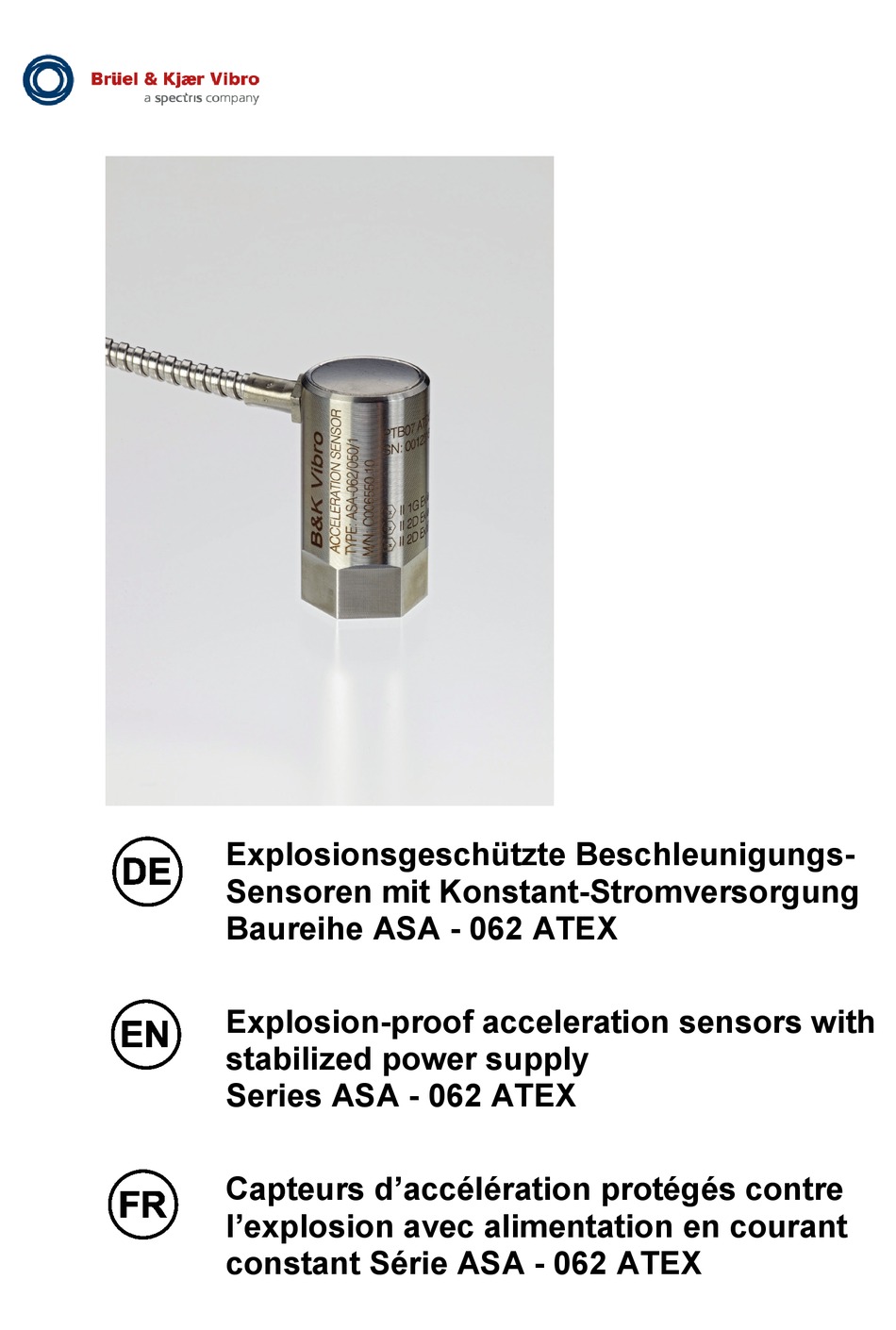 SPECTRIS BRUEL & KJAER VIBRO ASA-062 ATEX SERIES MANUAL Pdf Download ...