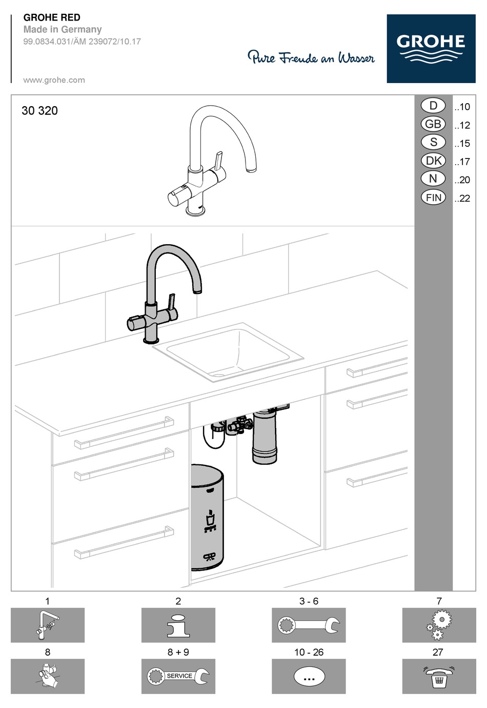 GROHE RED 30 320 MANUAL Download