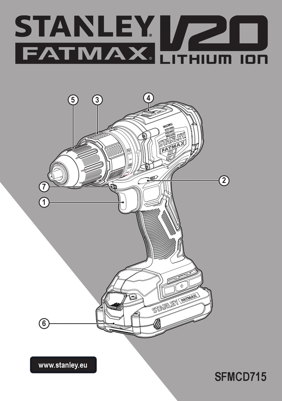 STANLEY FATMAX V20 SFMCD715 ORIGINAL INSTRUCTIONS MANUAL Pdf Download