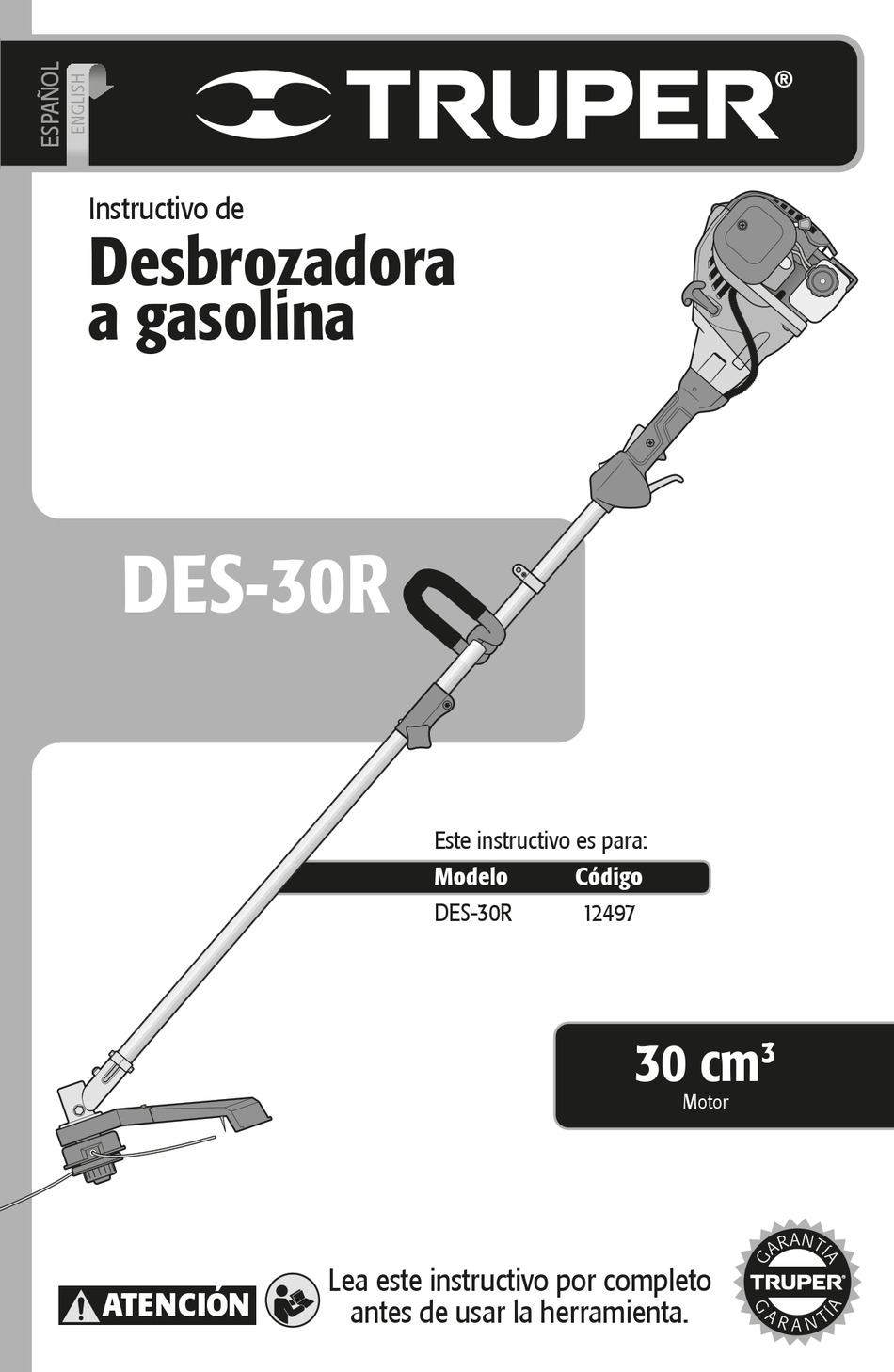 TRUPER DES-30R MANUAL Pdf Download | ManualsLib