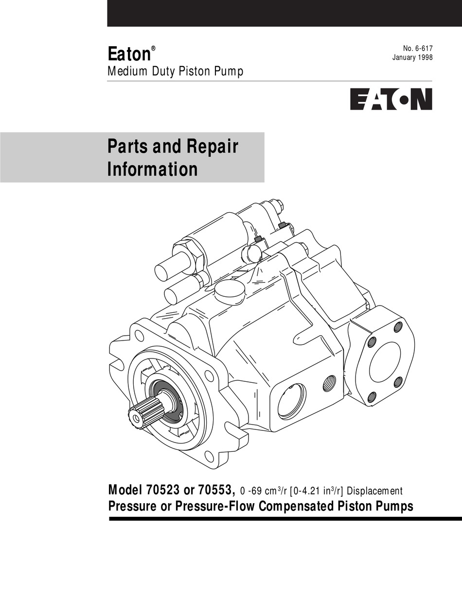 eaton hydraulic pump specs