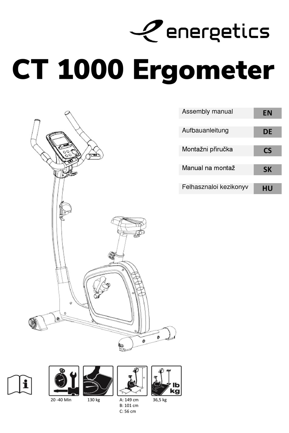 ENERGETICS CT 1000 ASSEMBLY MANUAL Pdf Download ManualsLib