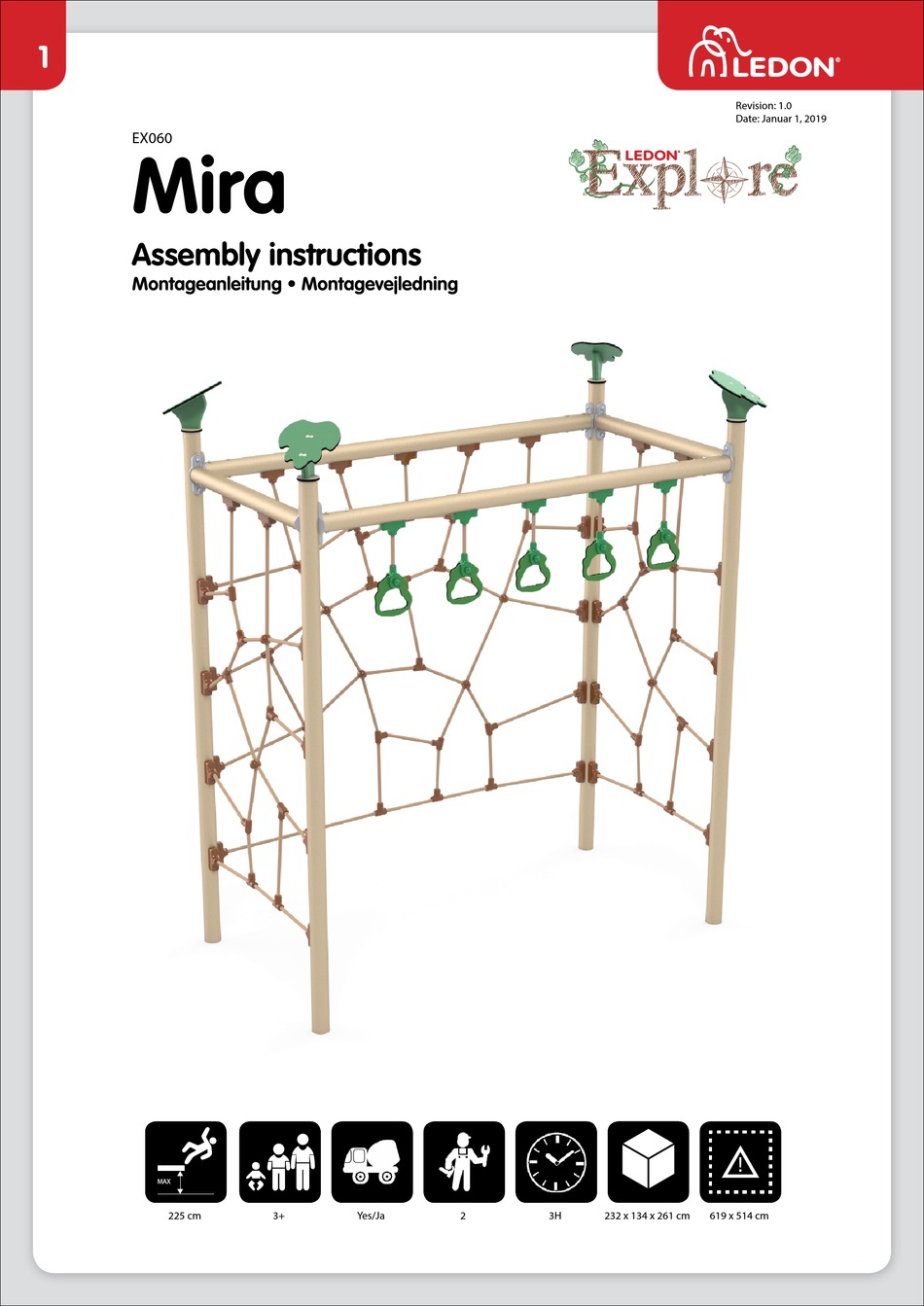 LEDON EXPLORE MIRA ASSEMBLY INSTRUCTIONS MANUAL Pdf Download ManualsLib