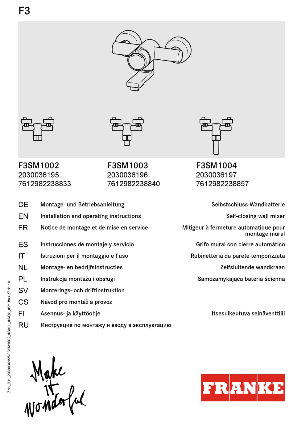 Franke Faucet Repair Manual