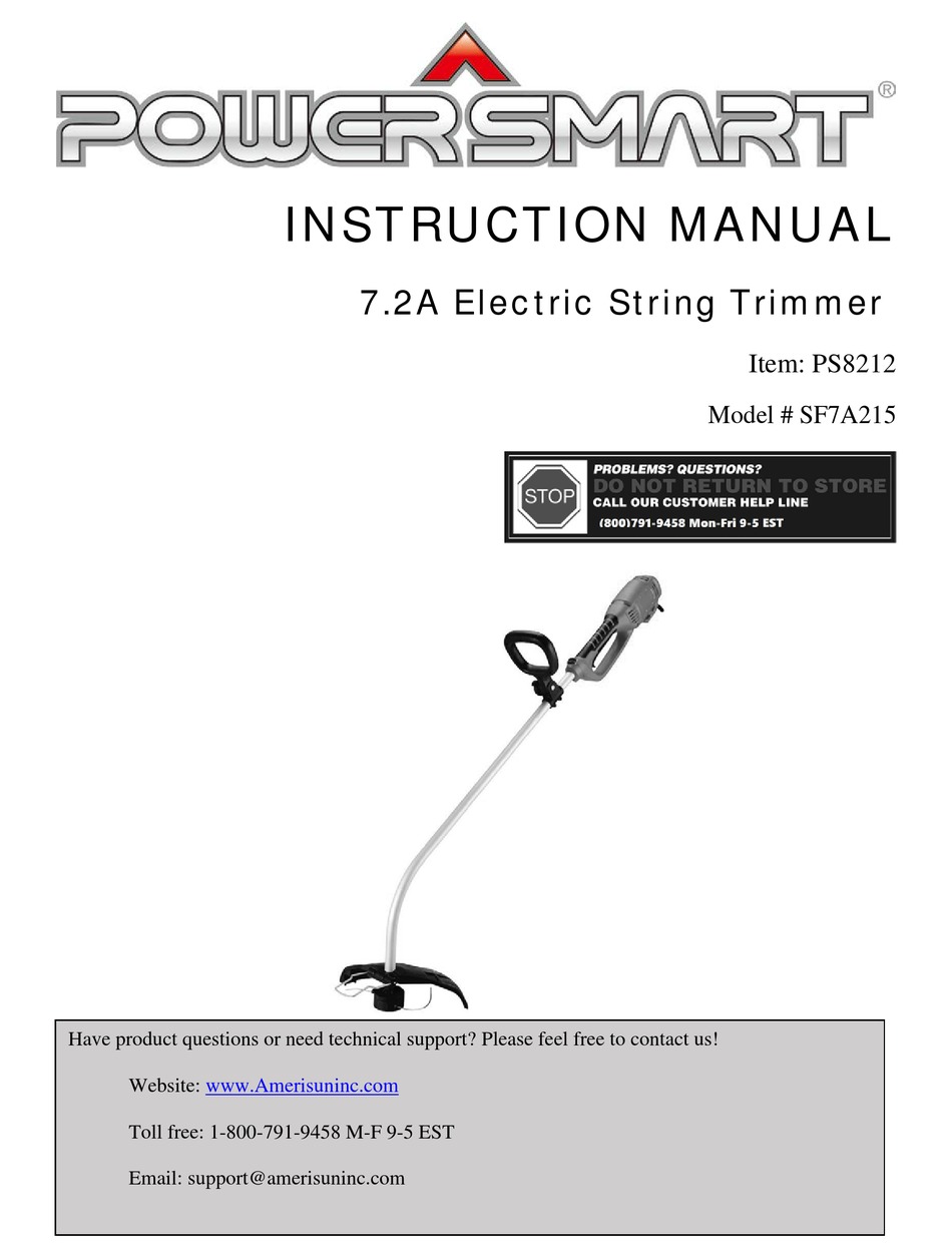 POWERSMART PS8212 INSTRUCTION MANUAL Pdf Download ManualsLib