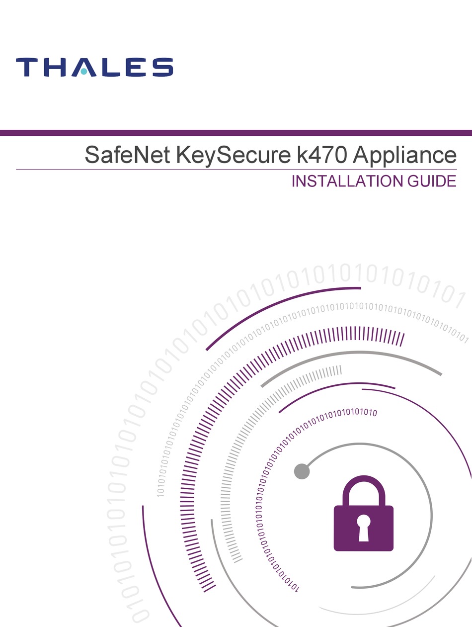 THALES SAFENET KEYSECURE K470 INSTALLATION MANUAL Pdf Download | ManualsLib