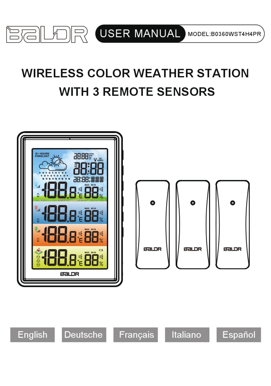 BALDR B0360WST4H4PR USER MANUAL Pdf Download ManualsLib