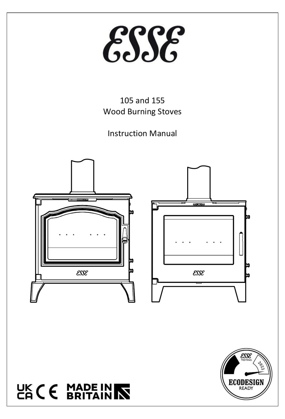 ESSE 105 INSTRUCTION MANUAL Pdf Download ManualsLib
