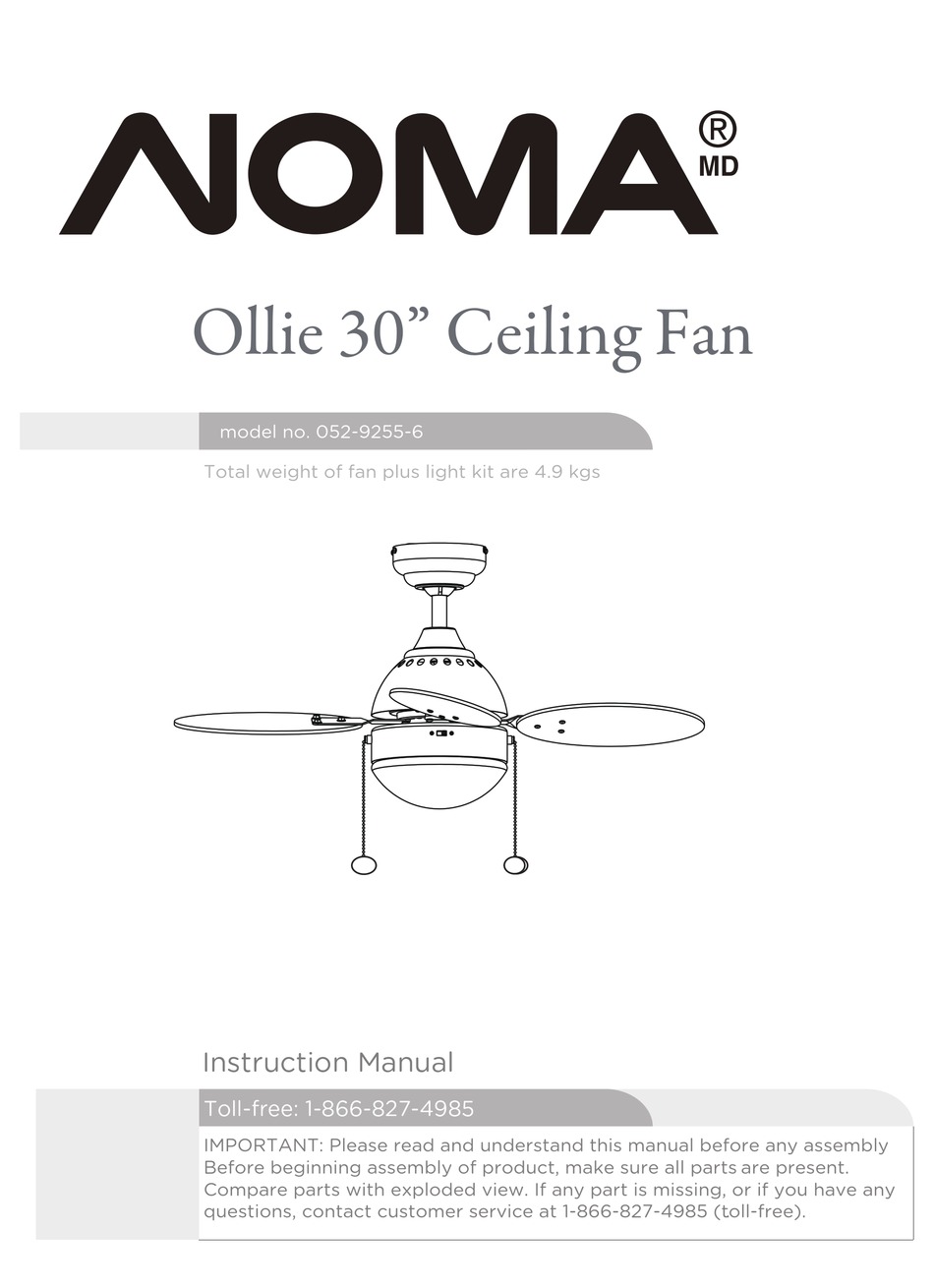 NOMA OLLIE 05292556 INSTRUCTION MANUAL Pdf Download ManualsLib