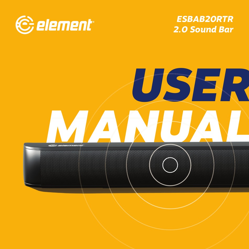 ELEMENT ESBAB20RTR USER MANUAL Pdf Download ManualsLib