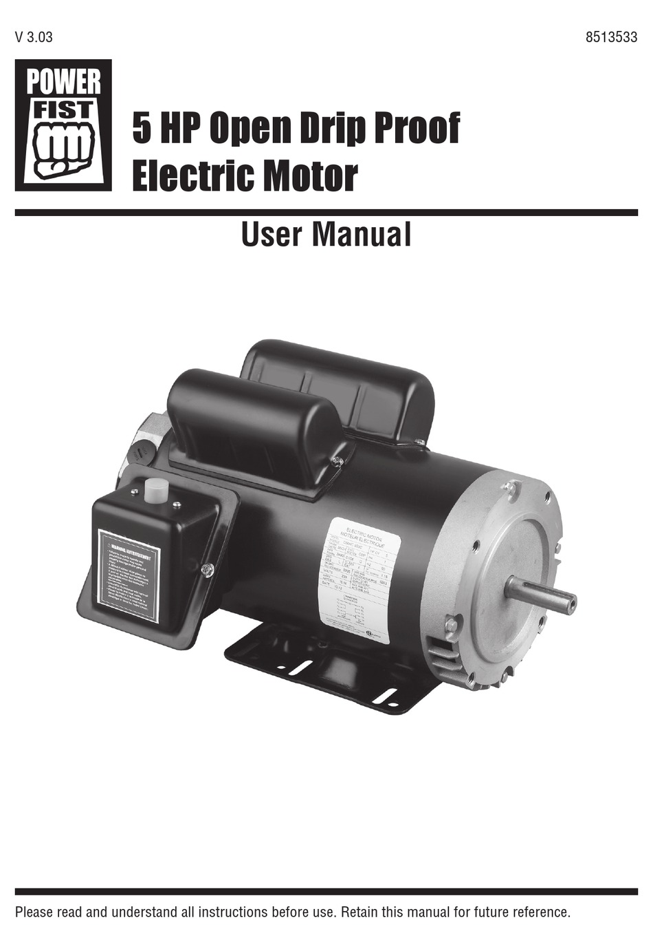 POWER FIST 8513533 USER MANUAL Pdf Download ManualsLib