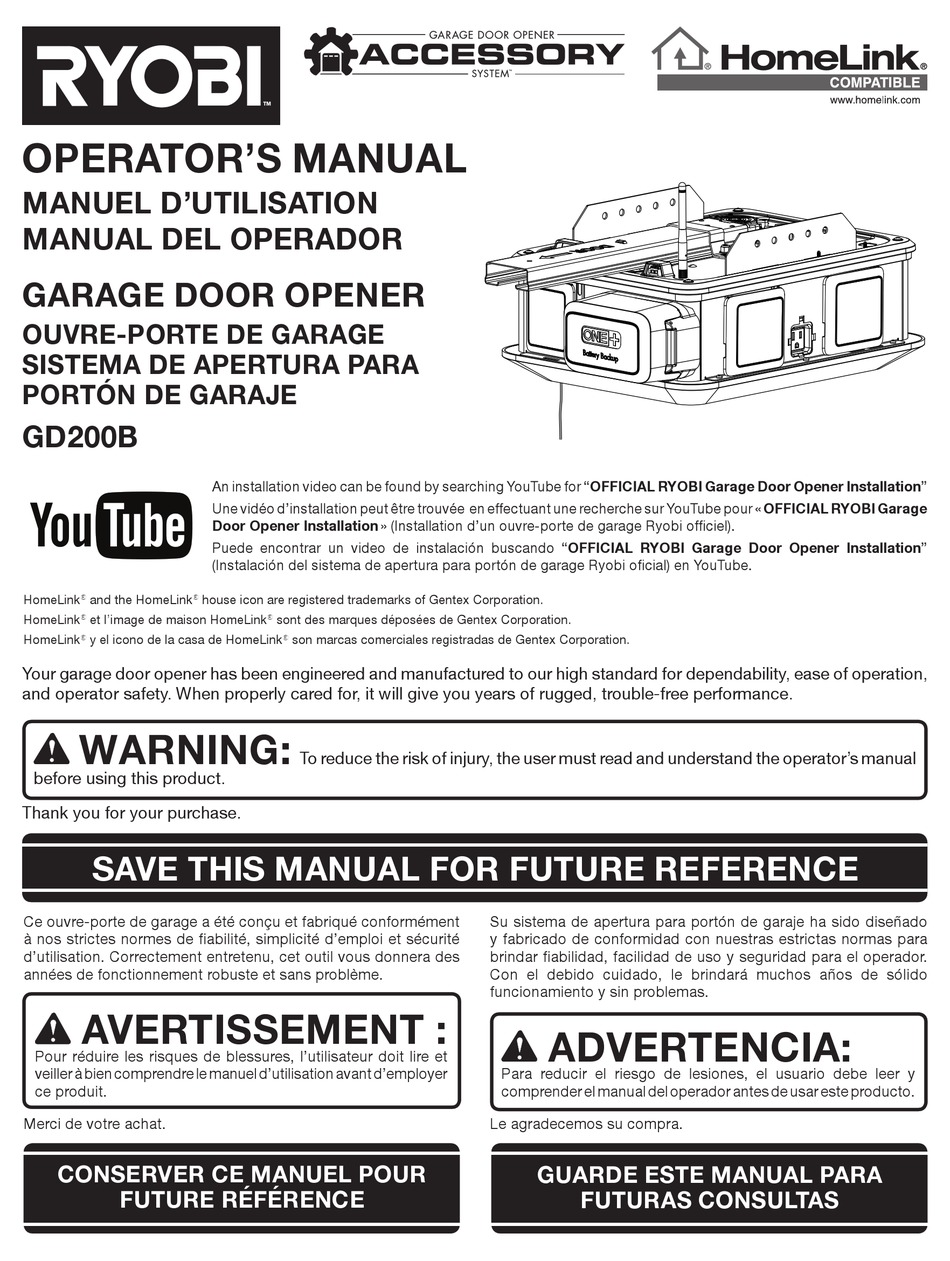 RYOBI GD200B OPERATOR'S MANUAL Pdf Download ManualsLib