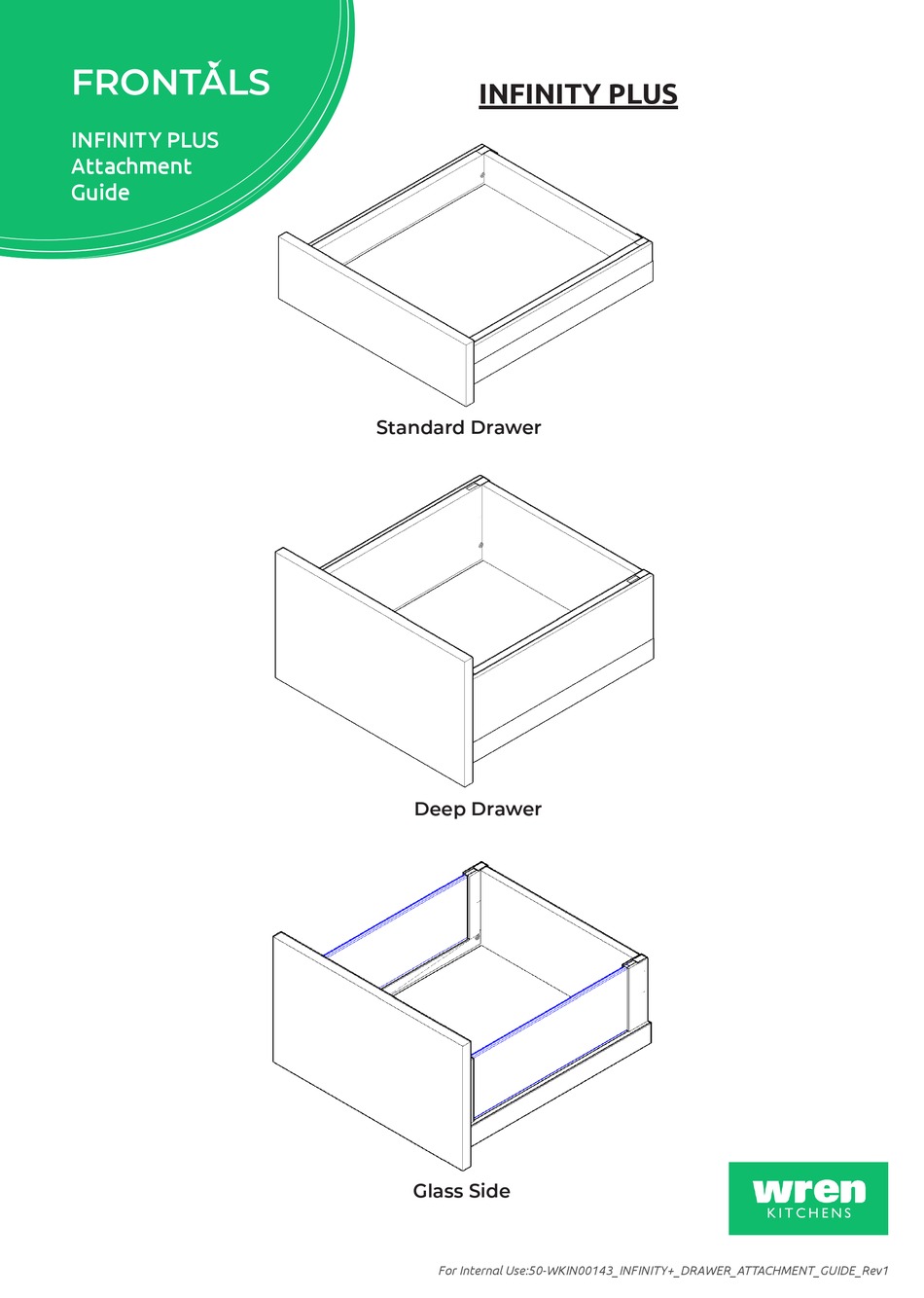 WREN KITCHENS INFINITY PLUS STANDARD DRAWER MANUAL Pdf Download