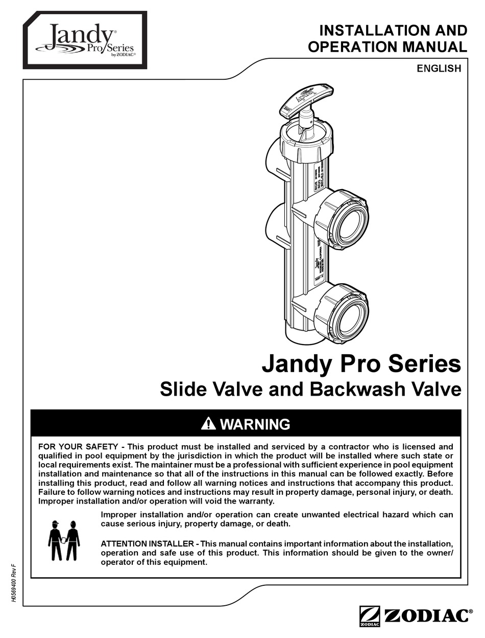 ZODIAC JANDY PRO SERIES INSTALLATION AND OPERATION MANUAL Pdf Download