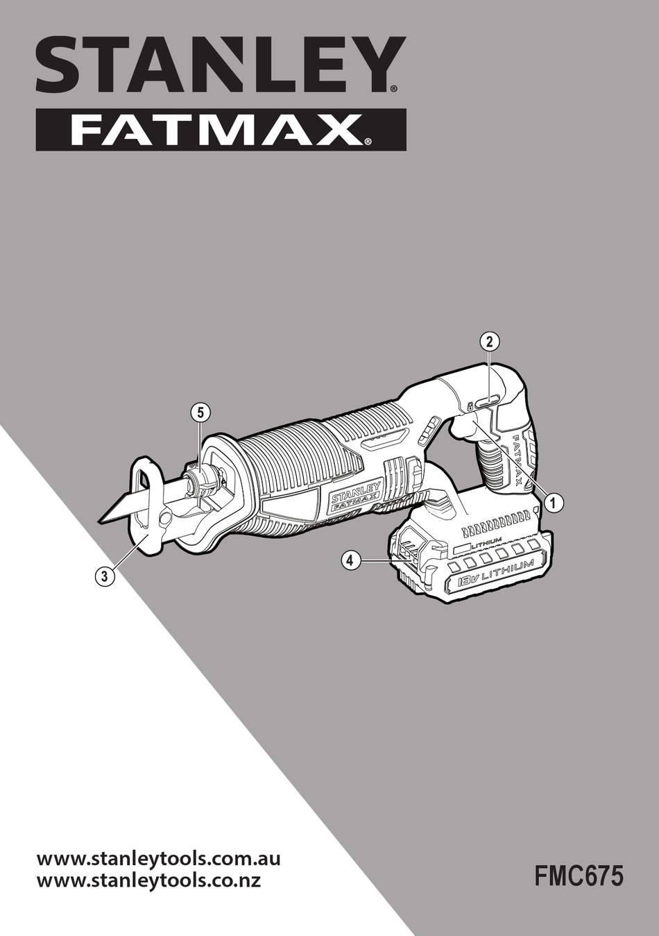 STANLEY FATMAX FMC675 ORIGINAL INSTRUCTIONS MANUAL Pdf Download