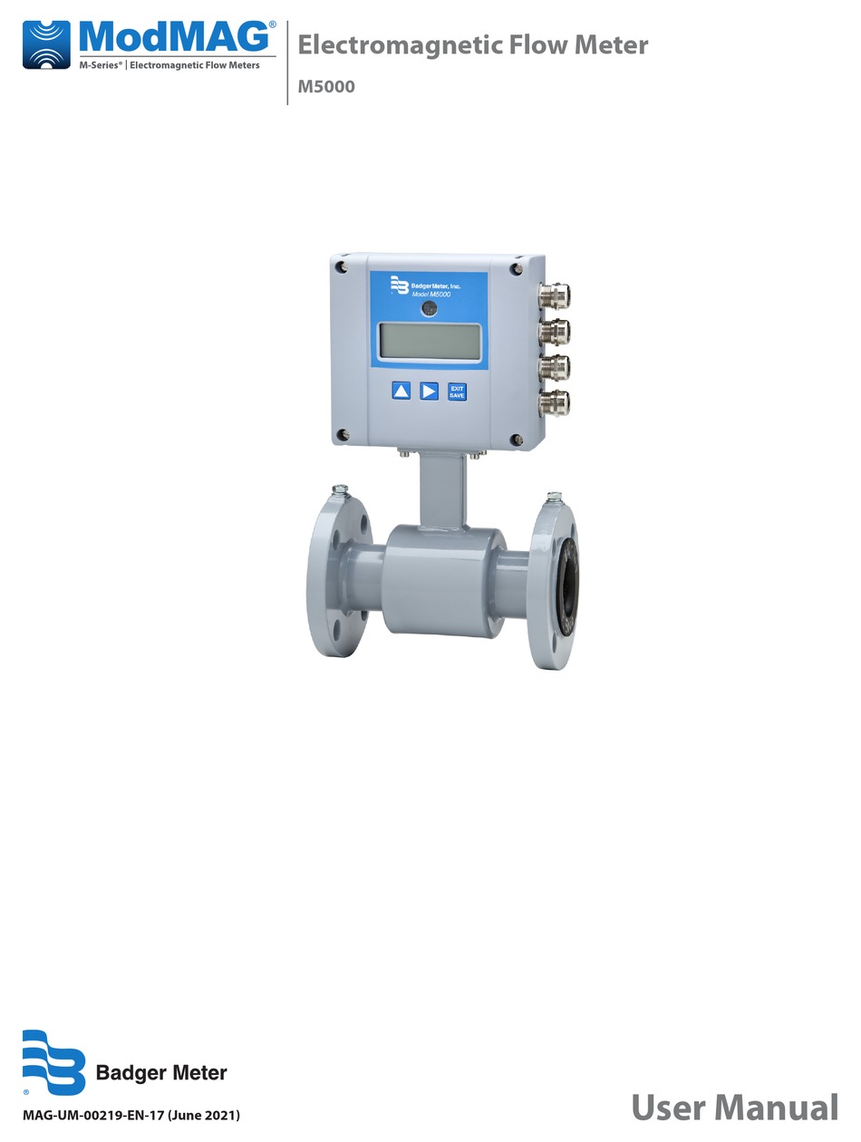 BADGER METER MODMAG M5000 USER MANUAL Pdf Download ManualsLib