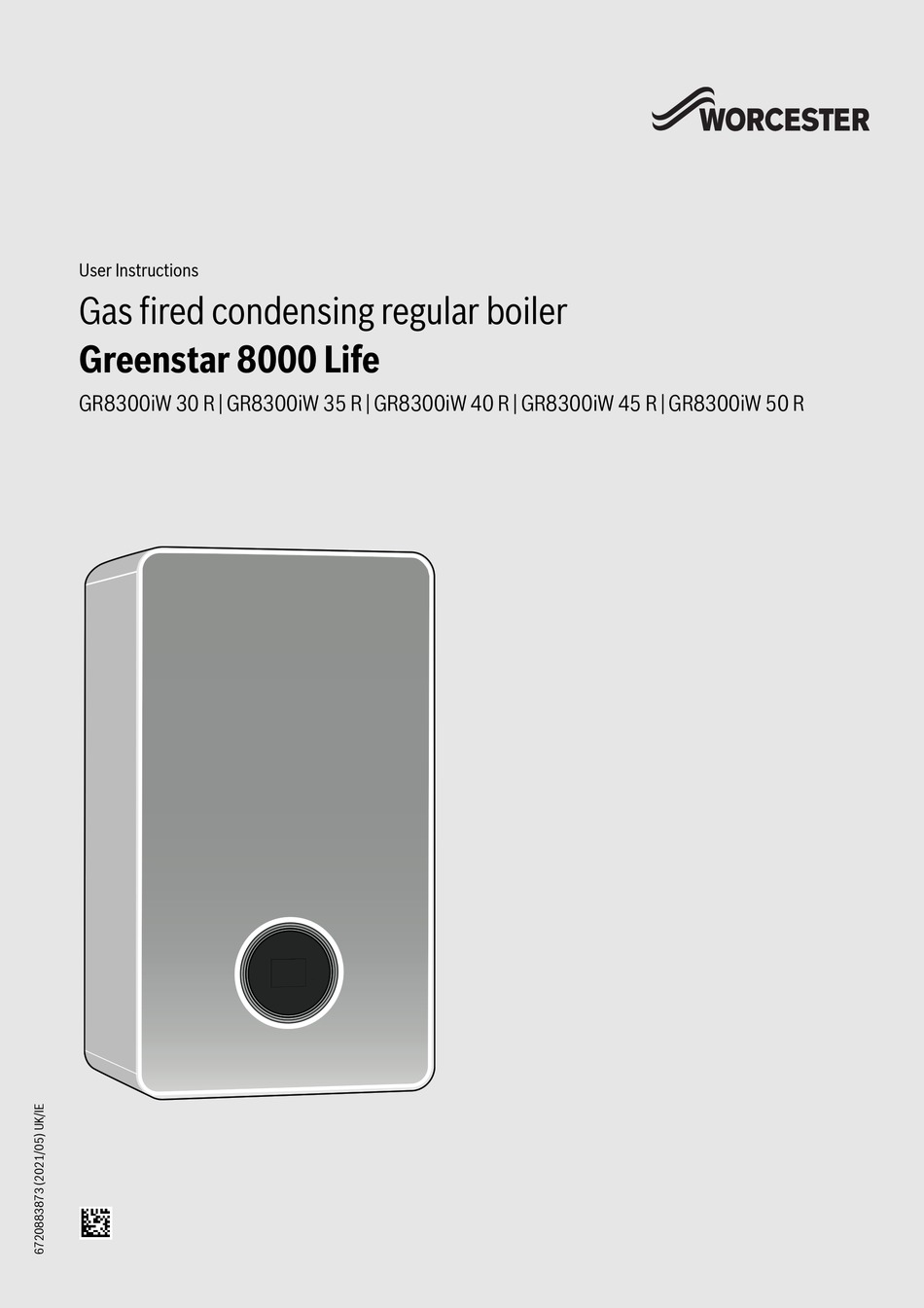 WORCESTER GREENSTAR 8000 LIFE USER INSTRUCTIONS Pdf Download ManualsLib