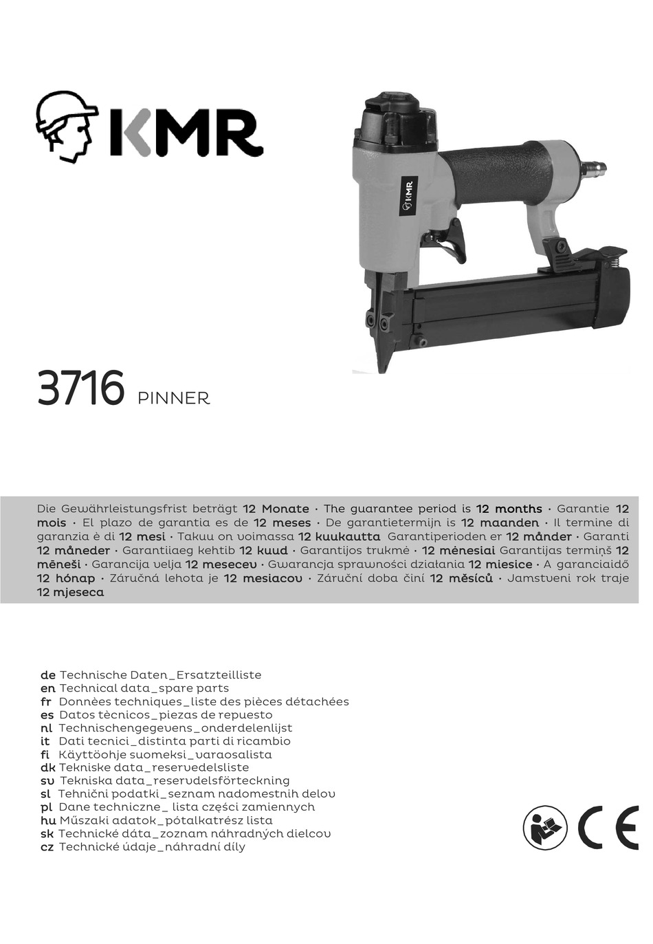 KMR 3716 TECHNICAL DATA SPARE PARTS Pdf Download | ManualsLib