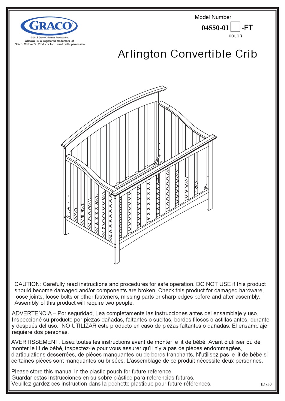 Graco charleston store crib manual pdf