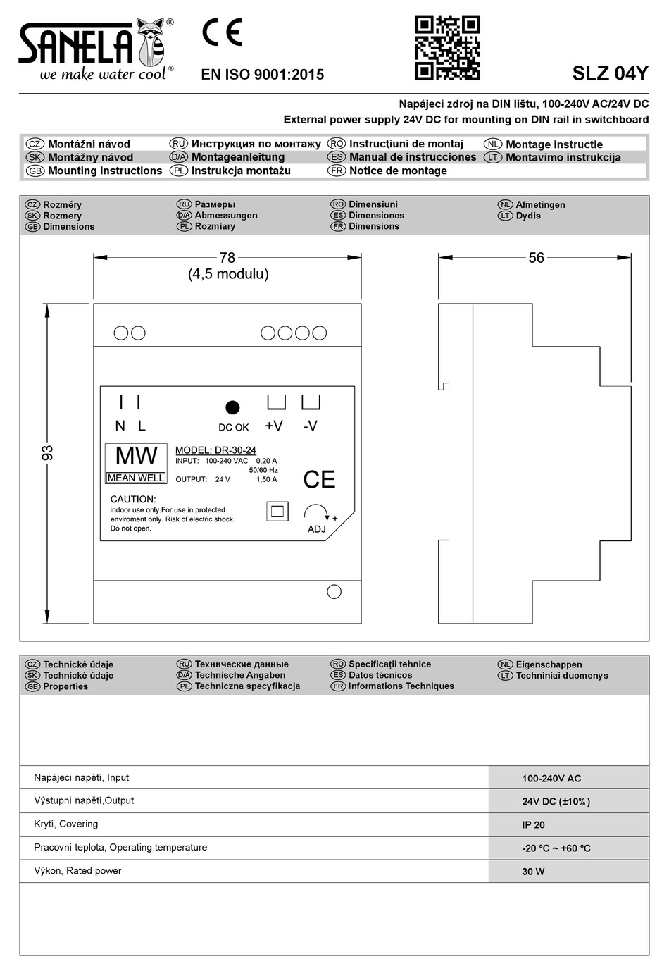 SANELA SLZ 04Y MOUNTING INSTRUCTIONS Pdf Download ManualsLib