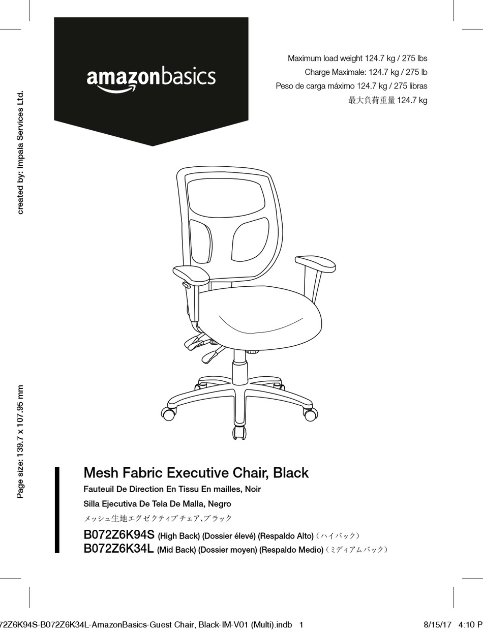 AMAZONBASICS B072Z6K94S MANUAL Pdf Download | ManualsLib