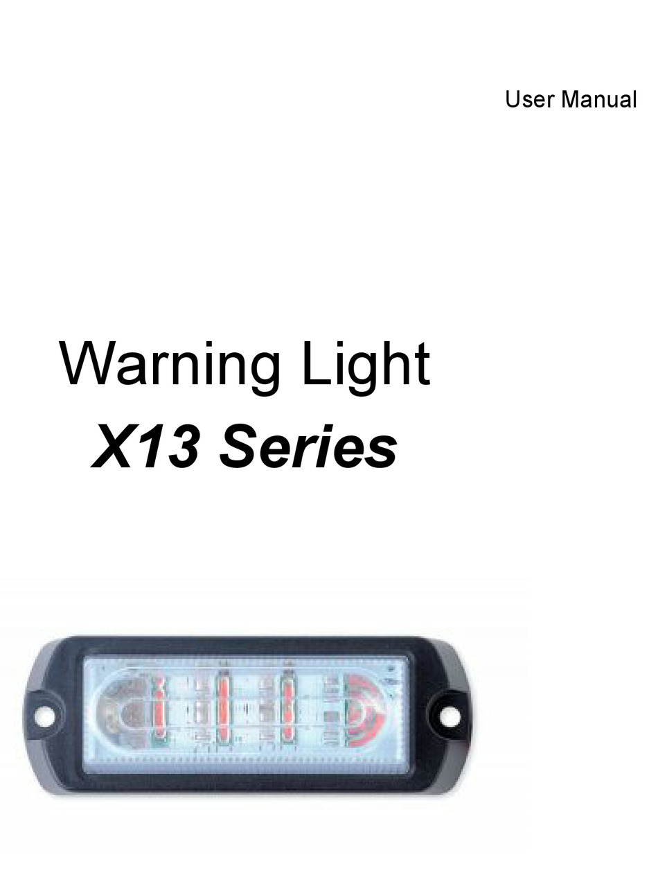 X13 SERIES USER MANUAL Pdf Download ManualsLib
