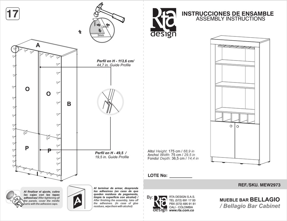 RTA MEW2973 ASSEMBLY INSTRUCTIONS MANUAL Pdf Download ManualsLib