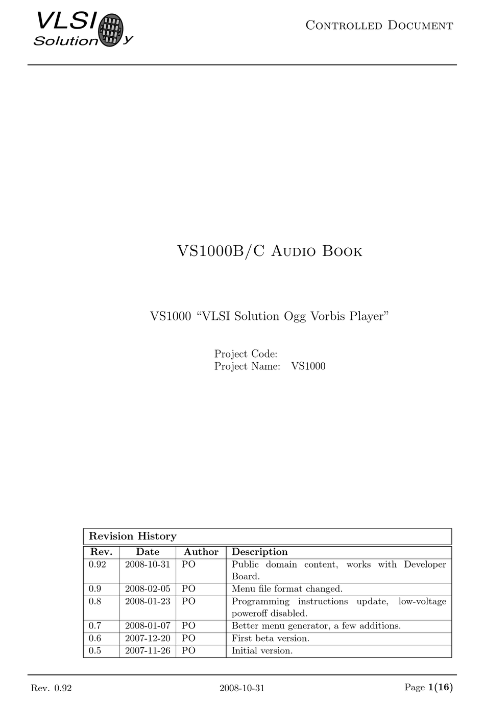 vlsi-vs1000-document-pdf-download-manualslib