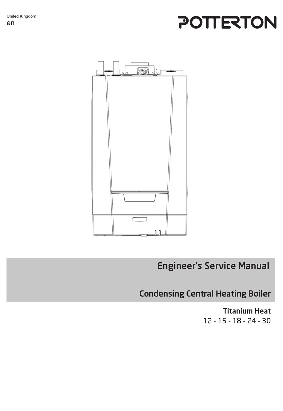 POTTERTON TITANIUM 12 HEAT ENGINEER'S SERVICE MANUAL Pdf Download