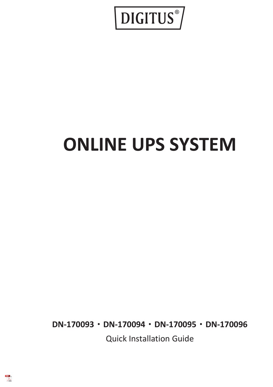 Digitus Dn Quick Installation Manual Pdf Download Manualslib